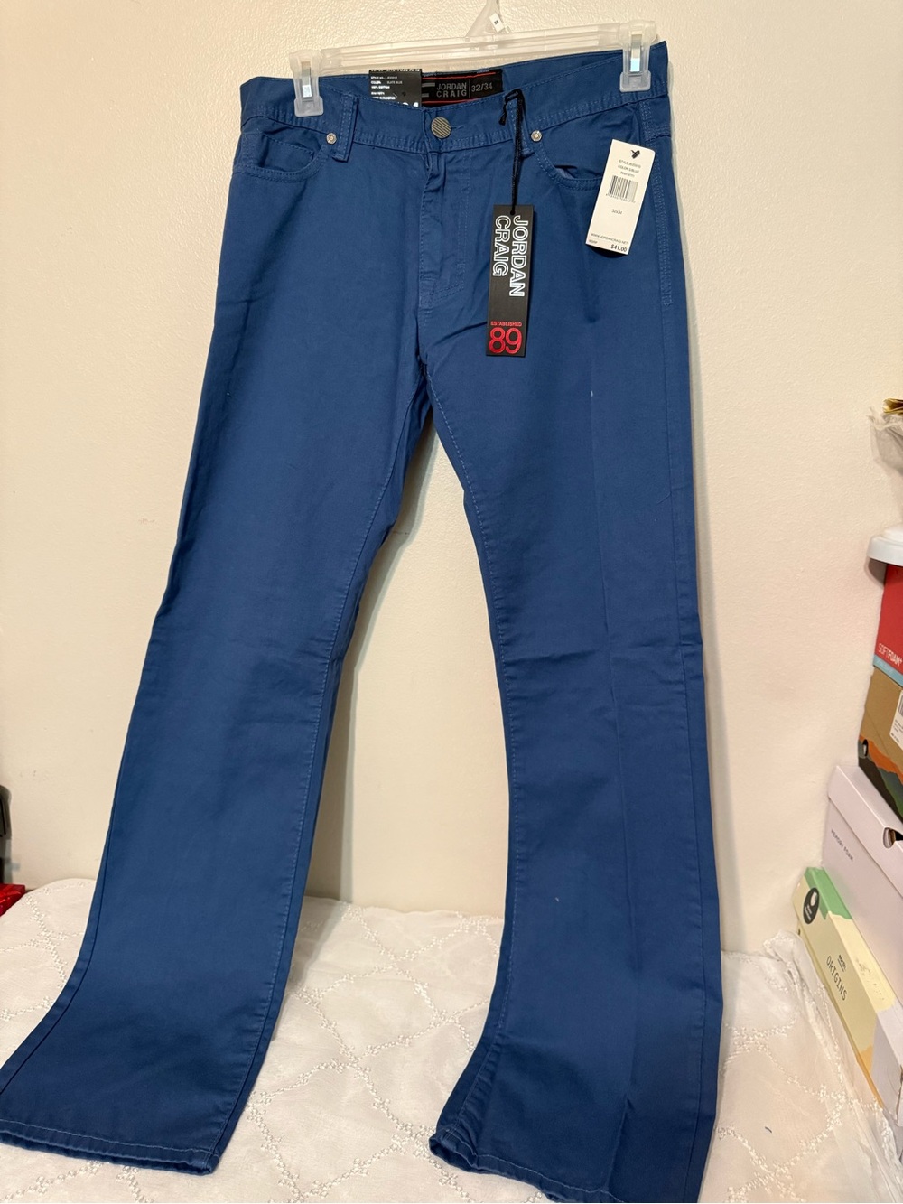 Jordan Craig Men's Navy Bootcut Jeans